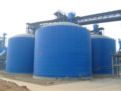 满城水泥钢板库改造